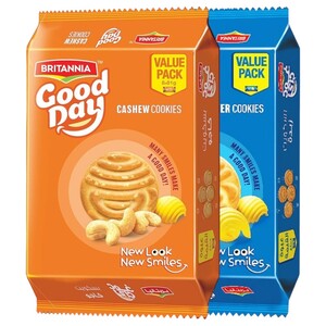 Britannia Good Day Biscuits Assorted 8 X 72G Pack Of 2