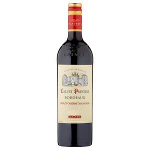 Calvet Prestige Merlot Cabernet Rouge 75Cl