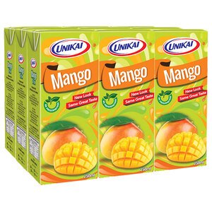Unikai Uht Fruit Drink Nas Mango 250Ml X9