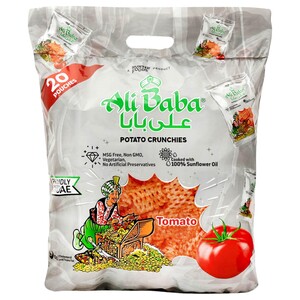 Hunter Foods Ali Baba Potato Crunchies Tomato 20G X20