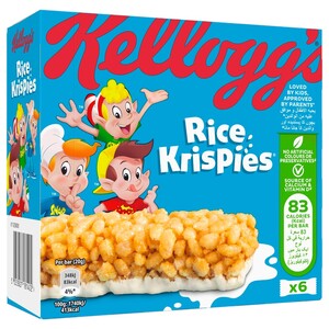 Kellogg's Cereal Bar Rice Krispies 20G X6