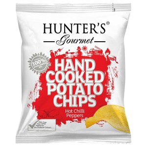 Hunter's Gourmet Potato Chips Hot Chili Peppers 40G