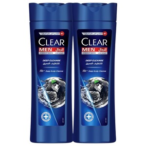 Clear Shampoo Deep Cleanse 350Ml X2