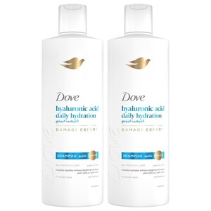 Dove Shampoo Hyaluronic Acid Daily Hydration 350Ml X2
