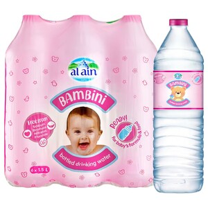 Al Ain Bambini Baby Water 1.5L X6