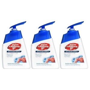 Lifebuoy Hand Wash Mild Care 180Ml X3