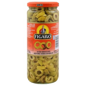 Figaro Green Olives Sliced 450G
