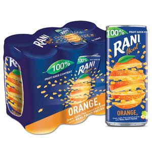 Rani Float Orange No Added Sugar 180Ml X6
