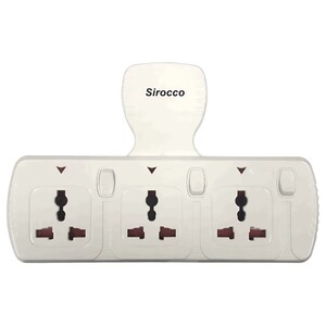 Sirocco Extension Socket 3 Way Wt03s