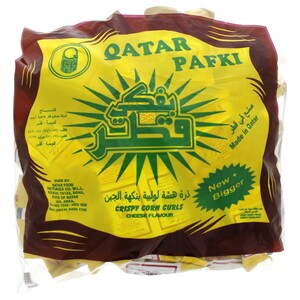 Qatar Pafki Crispy Corn Curls Cheese 15G X30
