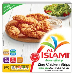 Al Islami Zing Chicken Strips Non Spicy 470G