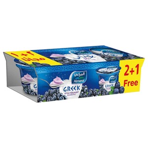 Almarai Greek Styled Blueberry Yoghurt 150G X3 2 + 1 Free