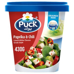 Puck Cubed Cheese Paprika & Chilli 430G