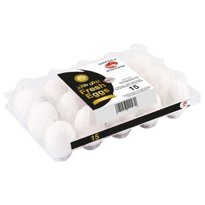 Al Ain Farms Eggs White Large 15 Pieces