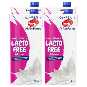 Al Ain Farms Lactose Free Uht Milk 1L X4