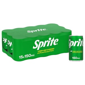 Sprite Carbonated Drink Lemon Lime 150Ml X15