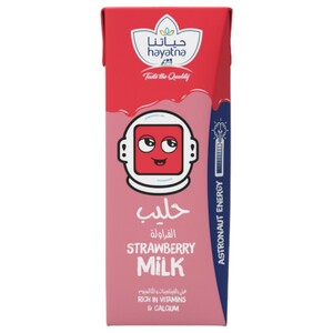 Hayatna Uht Strawberry Milk 180Ml