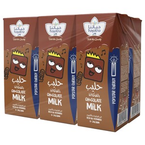 Hayatna Uht Chocolate Milk 180Ml X6