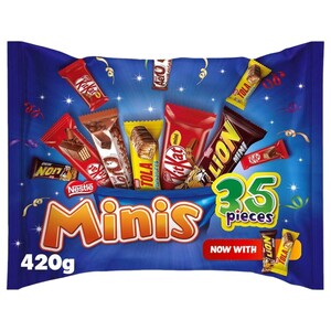 Nestle Chocolate Mini Mix Bag 420G