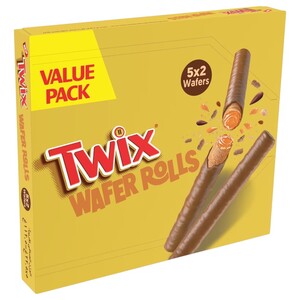 Twix Wafer Rolls Caramel 22.5G X5