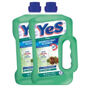 Yes Disinfectant Cleaner Pine 3L X2
