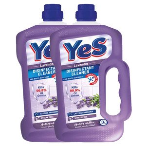 Yes Disinfectant Cleaner Lavender 3L X2