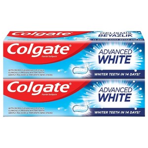 Colgate Toothpaste Advanced White 100Ml X2