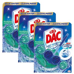 Dac Toilet Cleaner Power Active Blue 50G X3