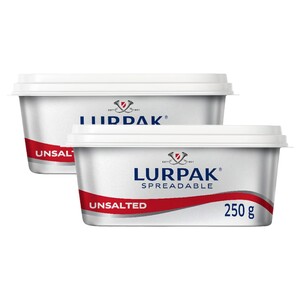 Lurpak Soft Butter Unsalted 250G X2