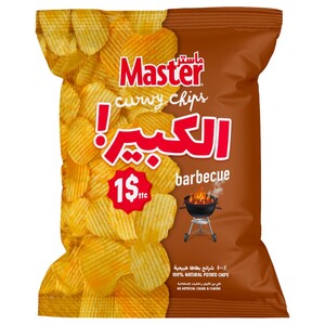 Master Curvy Chips Barbecue 180G