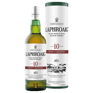 Laphroaig Islay Single Malt Scotch Whisky Aged 10 Years Sherry Oak Finish 700Ml