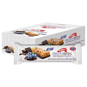 Poppins Fruity Bites Dark Chocolate & Blueberry 25G X6