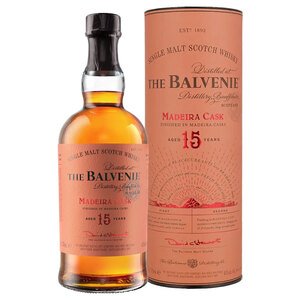The Balvenie Single Malt Scotch Whisky Aged 15 Years Madeira Cask 70Cl