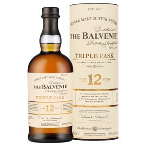 The Balvenie Single Malt Scotch Whisky Aged 12 Years Triple Cask 20Cl