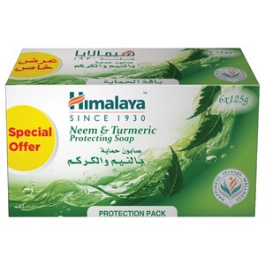 Himalaya Soap Neem Turmeric Protecting Himalaya Herbals 125G X6