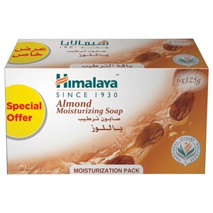 Himalaya Soap Almond 125G X6