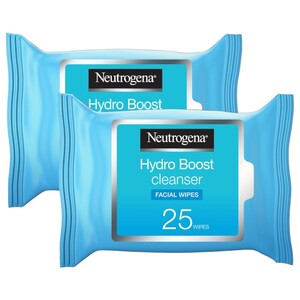Neutrogena Hydro Boost Cleanser Face Wipes 25S X2