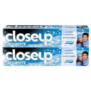 Close Up Toothpaste Icy White Winter Blast 75Ml X2