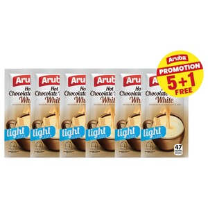 Aruba Hot Chocolate White Light 10G X6