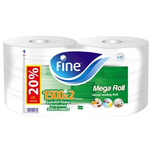 Fine Jumbo Paper Roll 325M 20%