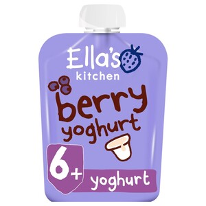 Ella's Kitchen Organic Berry Yoghurt Greek Style Pouch 6+Months 90G