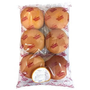 Wooden Bakery Burger Bun Sesame Lebanese 6Pcs