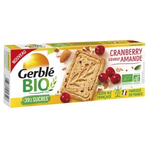 Gerble Bio Biscuit Sablé Almond & Cranberry Bio 132G