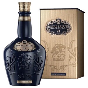 Royal Salute Whisky 21 Years Old The Sapphire Flagon 1L