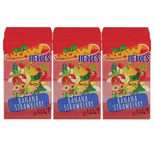 Maccaw Heroes Juice Banana Strawberry 125Ml X6