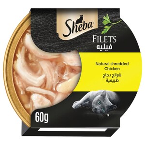 Sheba Fillets Shredded Chicken 60G