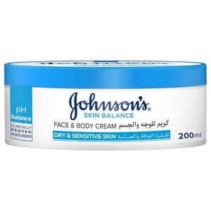 Johnson's Skin Balance Face & Body Cream 200Ml