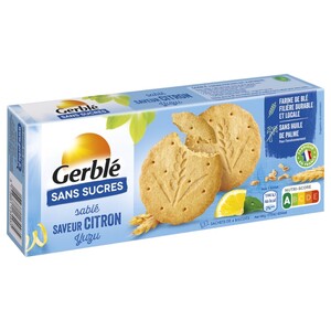 Gerble Biscuits Sable Lemon Sugar Free 132G
