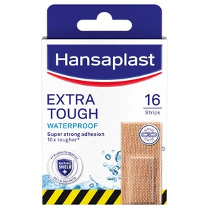 Hansaplast Plaster Extra Tough Sripes 16 Pieces