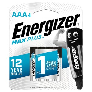 Energizer Battery Max Plus Aaa Bp4 4 Pieces